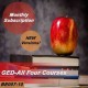 GED - All four GED courses - Monthly Subscription