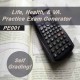 Life, Health & V.A. Practice Exam Generator